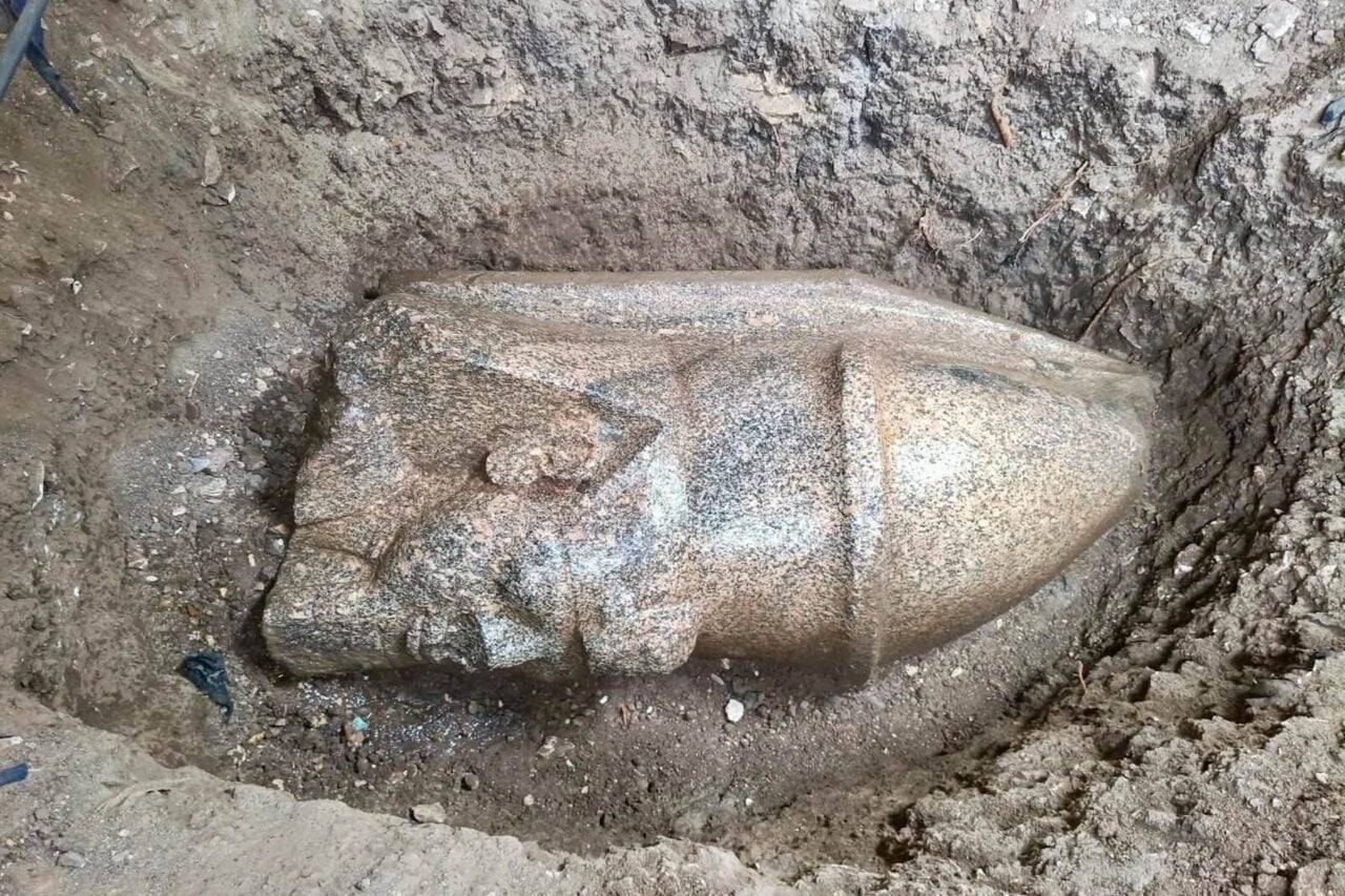 Ramses II Devri Devasa Baş ve Heykelleri Behbeit el‑Hagar’da Ortaya Çıktı