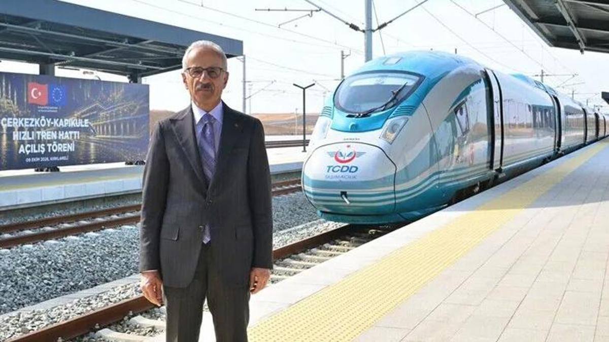 Erdoğan yarın Çerkezköy-Kapıkule Demiryolu hattını açacak