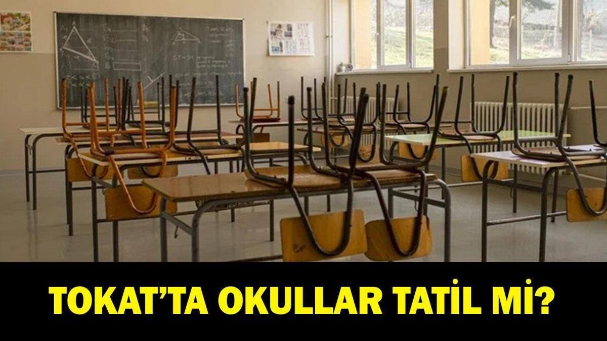 Tokat'ta 12 Ekim Pazartesi Okullar Tatilde