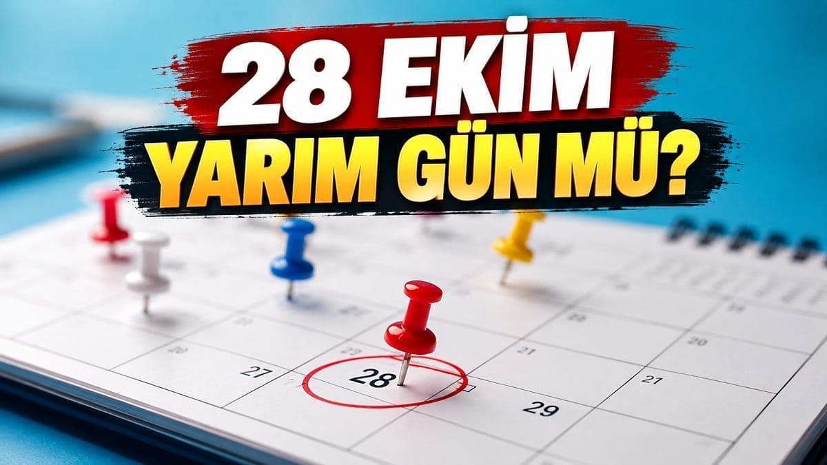 Cumhuriyet Bayramı 2026’da 28 Ekim Yarım Gün Resmi Tatil Olarak Belirlendi