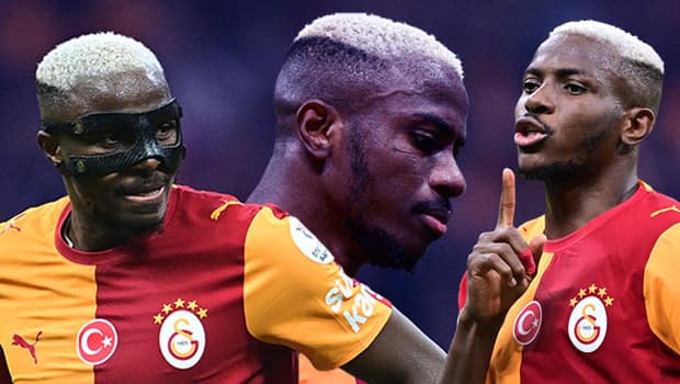 Osimhen, Galatasaray'ın 4-0'lık Konyaspor galibiyetinde gol kralı oldu