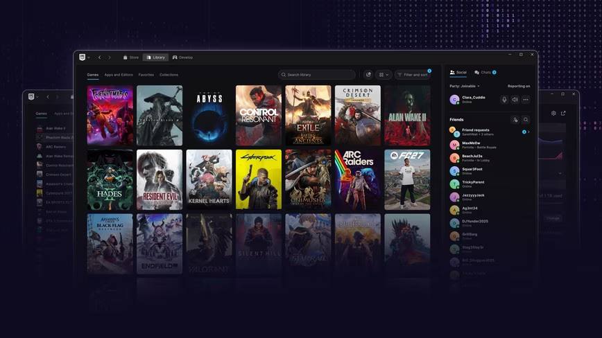 Epic Games yeni launcher'ı AI ile hızlandırdı