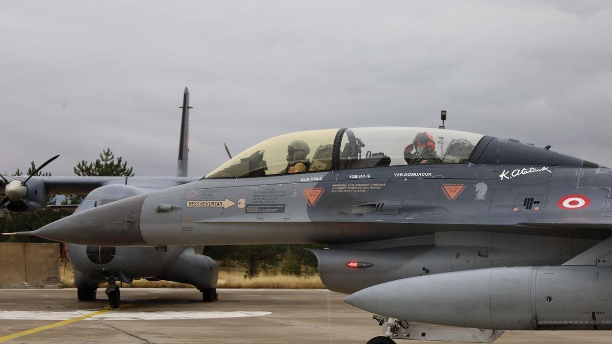 MSB: 403. Test Filo ilk uçuşunu F-16 ile gerçekleştirdi