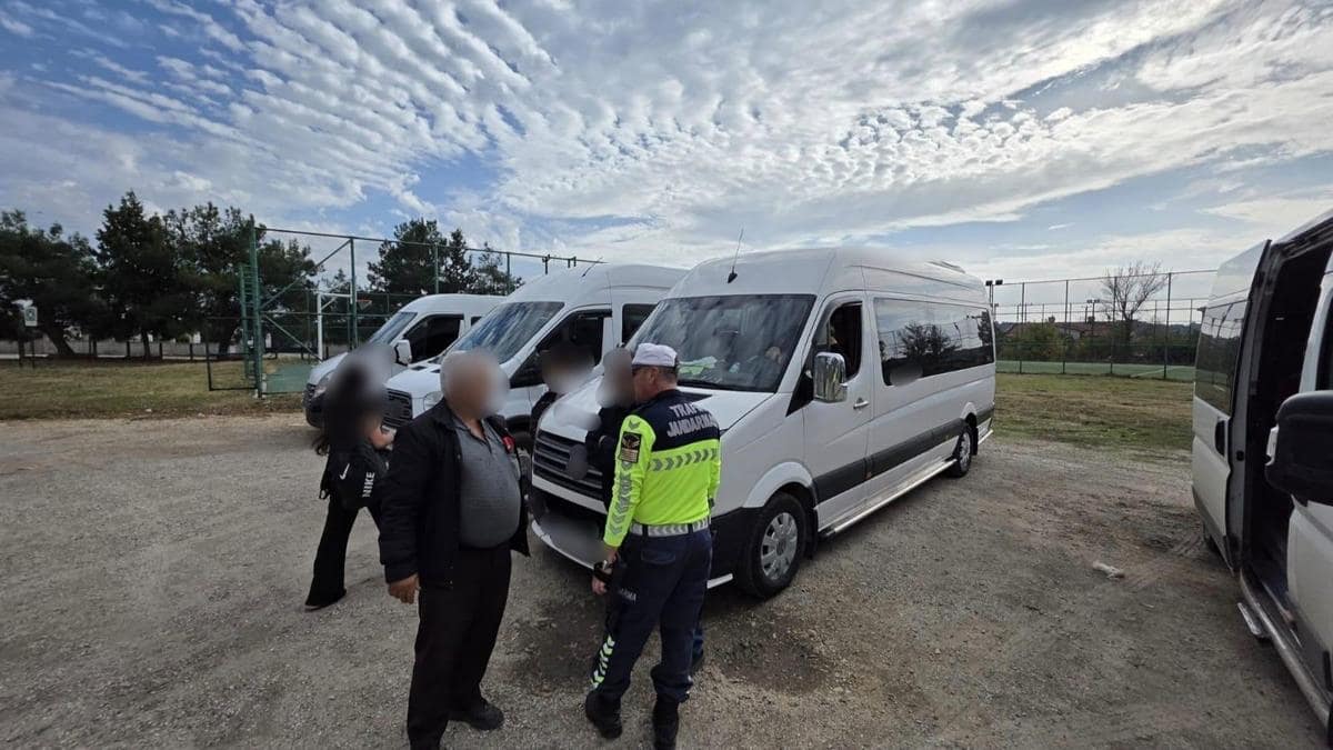 Edirne Uzunköprü'de 3 Servis Sürücüsüne 34 Bin 415 Lira Ceza