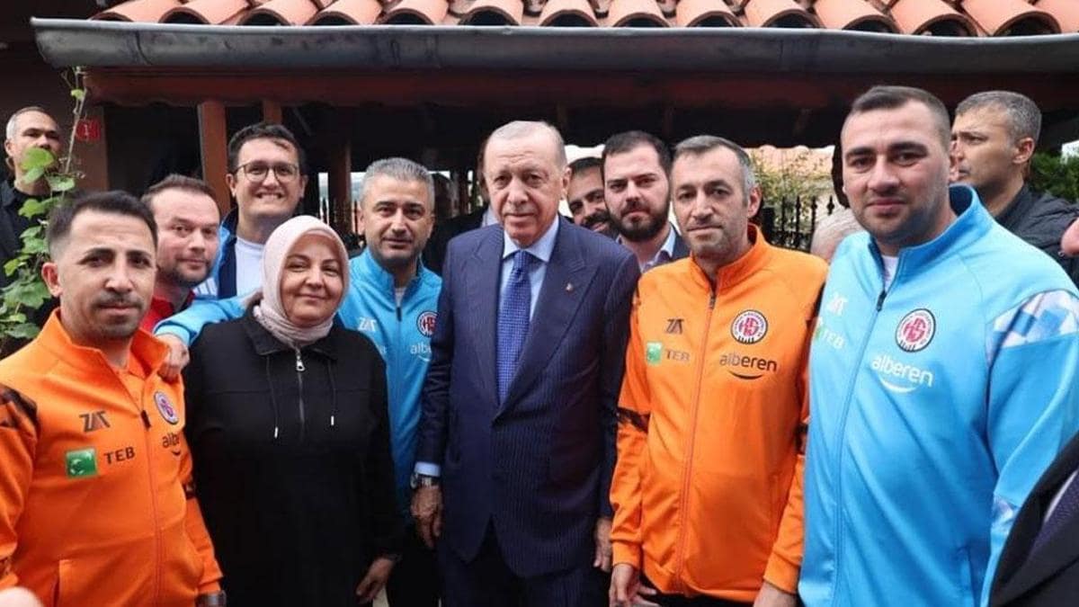 Erdoğan'dan Kastamonuspor yönetimine özel kabul