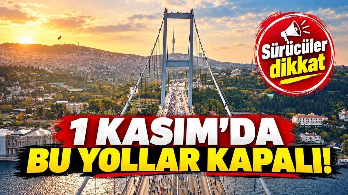 İstanbul Maratonu: 1 Kasım'da yollar saat 03.00'te kapatılacak