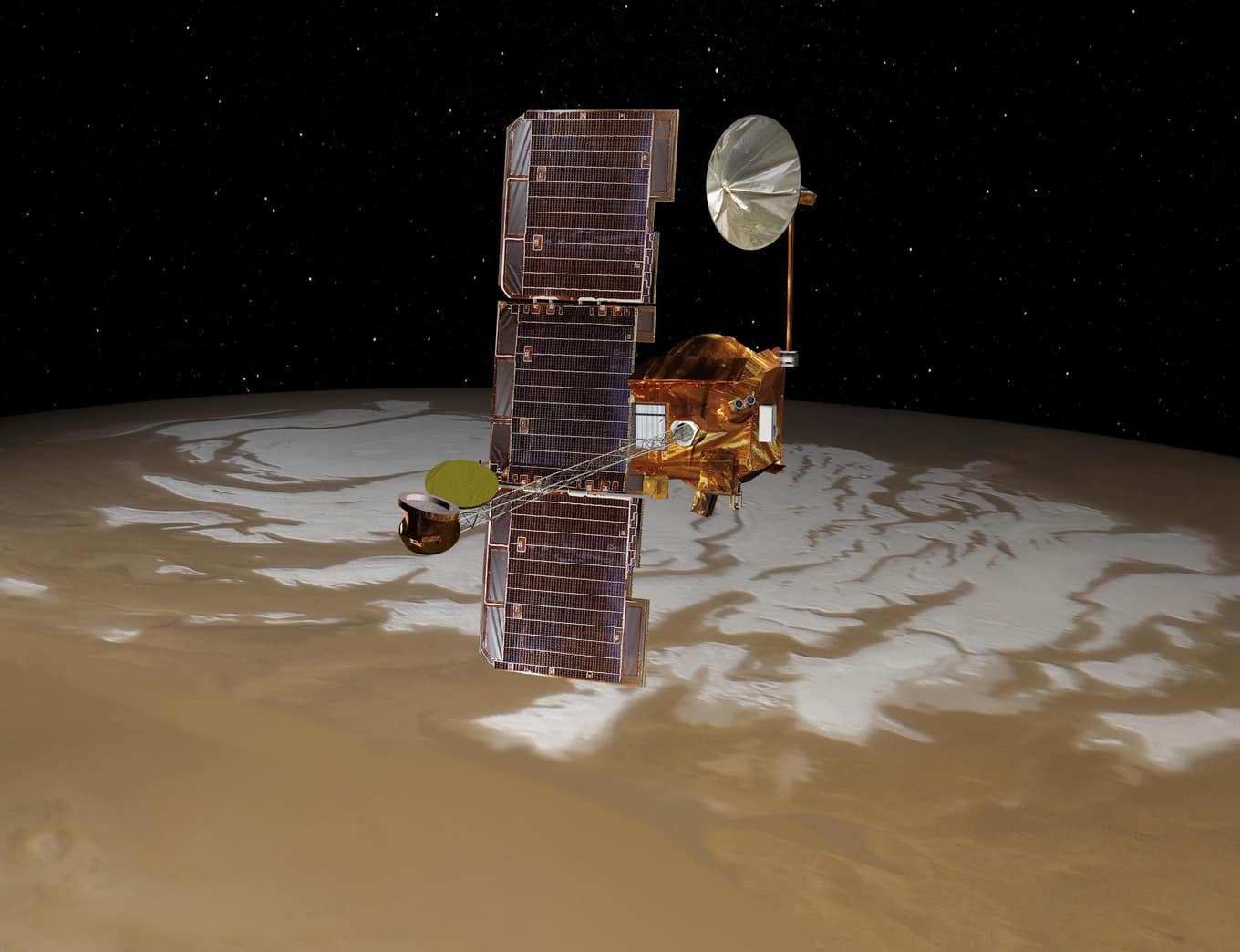 NASA Mars Uydulari 20 Yildir Gozlem Yapiyor