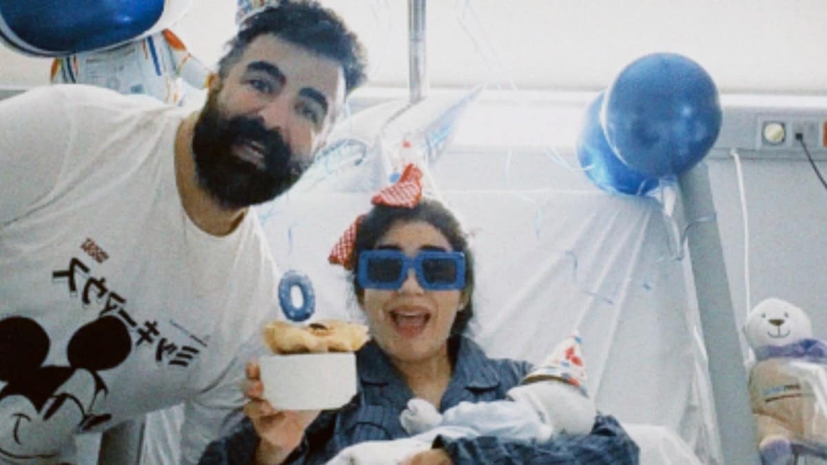 Zeynep Çamcı, Barselona’da doğan oğlu Can Miro’nun fotoğrafını paylaştı