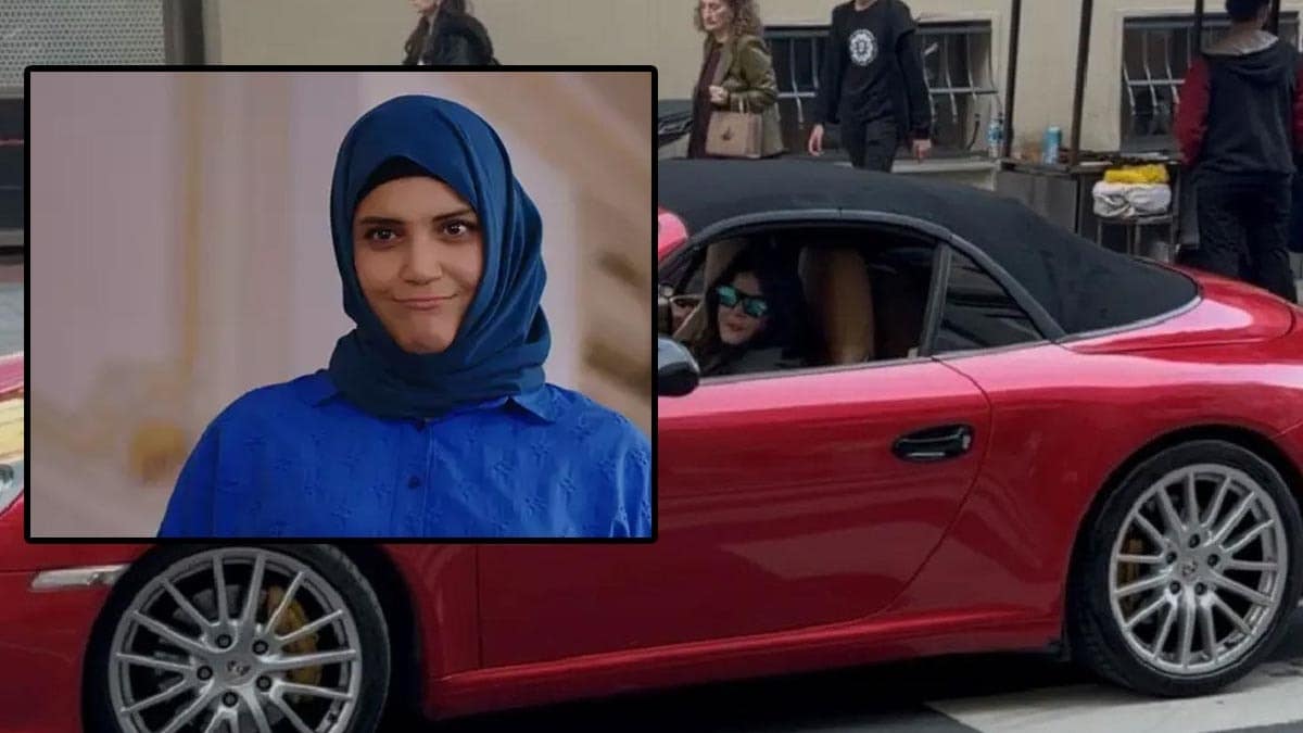 Feyza Civelek, 9 Milyon Liralık Kırmızı Arabasıyla Görüntülendi