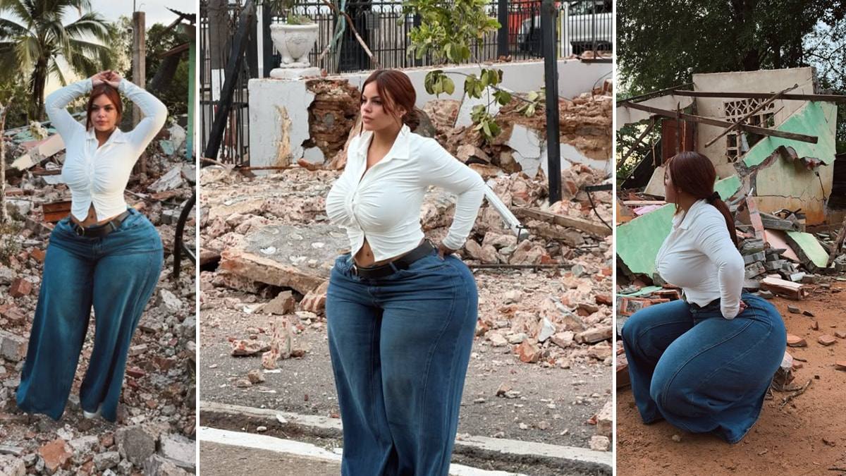 Gracie Bon, Panama depremi fotoğraflarıyla eleştirildi