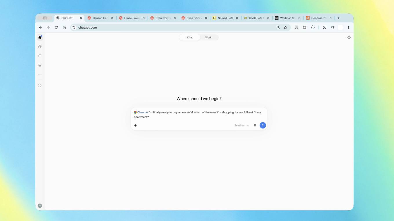 ChatGPT artık Chrome sekmelerinizi okuyup iş yapacak