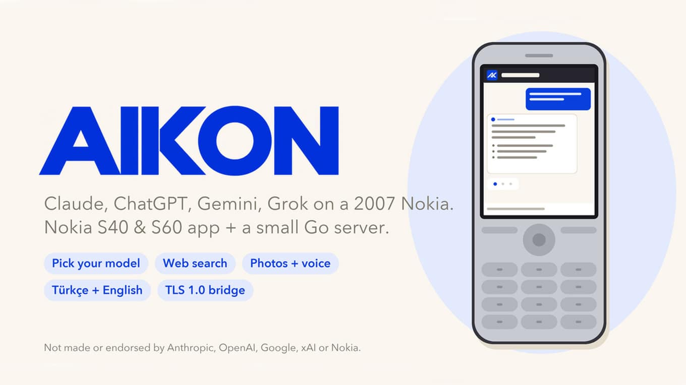 Eski Nokia 6300 Yapay Zeka Uygulaması ile Canlandı
